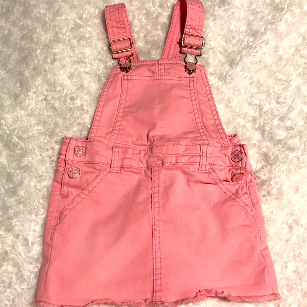 H & M Bubble Gum Pick jean dress jumper